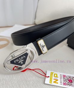 Prada PRADA Belt Automatic BeltAutomatic belt, classic pure steel material automatic buckle, jbst1pbh