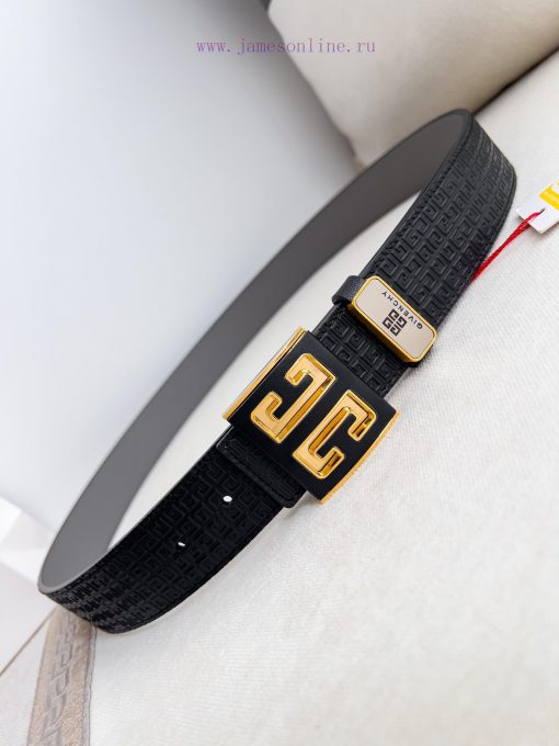 Givenchy GIVENCHY Belt ️ BeltHanging buckle, pure steel material buckle head, double-sided c md2dfnj9 - Image 4