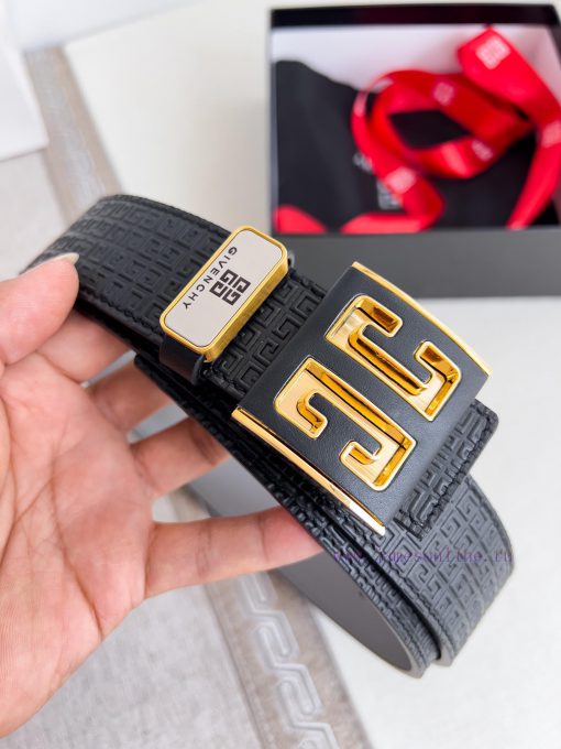 Givenchy GIVENCHY Belt ️ BeltHanging buckle, pure steel material buckle head, double-sided c 3iz0fc25 - Image 5