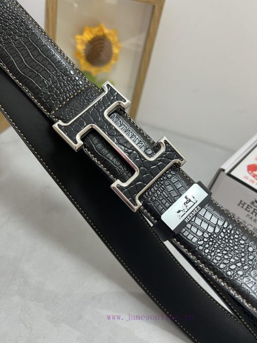 Hermes Hermès  Material: Leather Belt with 100% Head Layer. The leather belt is guaranteed t v1ygxxr9 - Image 8