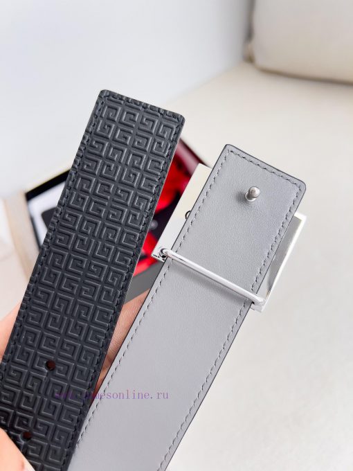 Givenchy GIVENCHY Belt ️ BeltHanging buckle, pure steel material buckle head, double-sided c 5pxghvw7 - Image 6