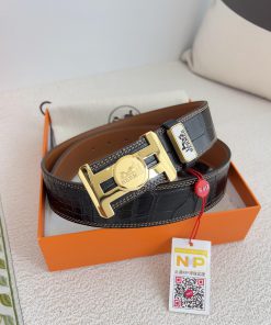 Hermes Hermes waist beltHanging buckle, classic pure steel material buckle head, double-side b4w6n3w0