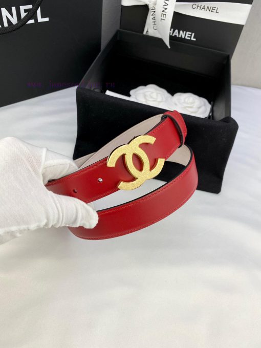 Width 3.0cm Chanel Women's Classic Belt and Strap New Smooth Inner Lining Matte Cowhide Silv ot7p5jda - Image 5