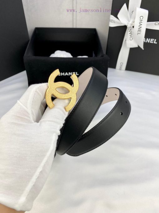 Width 3.0cm Chanel Women's Classic Belt and Strap New Smooth Inner Lining Matte Cowhide Silv fx0ndde4 - Image 8