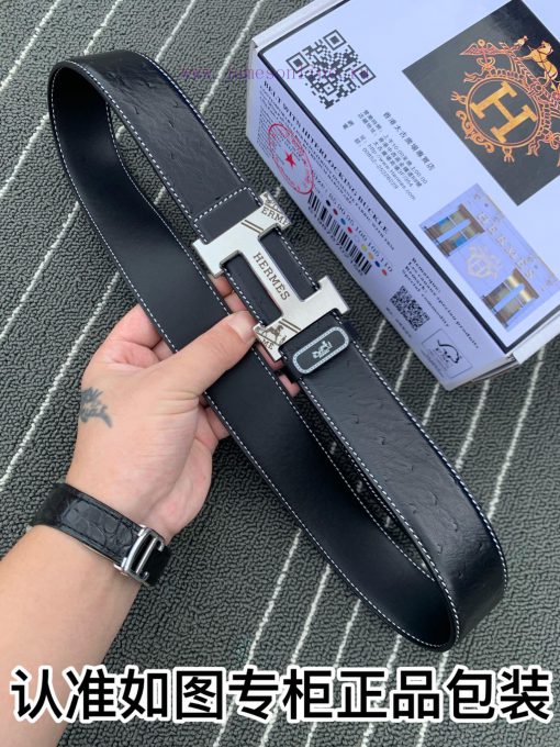 Belt Hermes Her...mes️The waistband is made of 100% imported original cowhide, ensuring genu fo6r4mma - Image 3