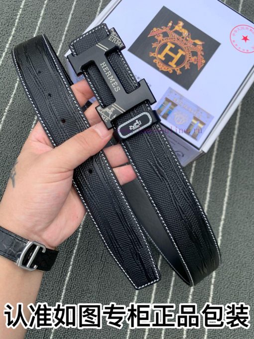 Belt Hermes Her...mes️The waistband is made of 100% imported original cowhide, ensuring genu npnbjogy - Image 6
