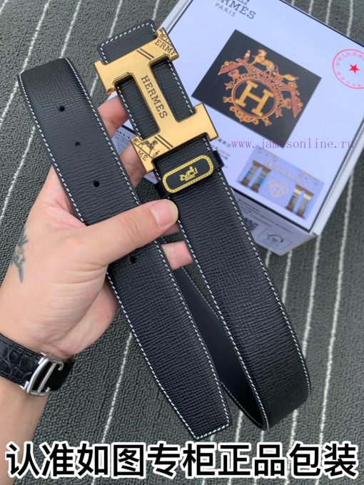 Belt Hermes Her...mes️The waistband is made of 100% imported original cowhide, ensuring genu r5l4c48c - Image 6