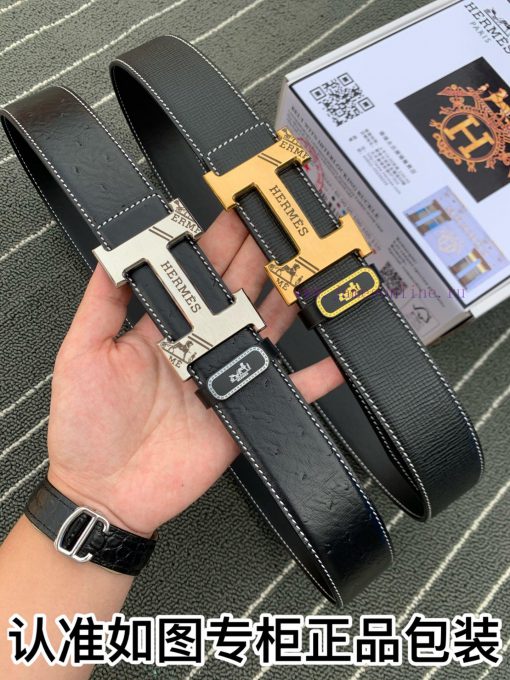 Belt Hermes Her...mes️The waistband is made of 100% imported original cowhide, ensuring genu npnbjogy - Image 9