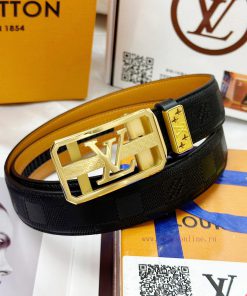 Belt LV Louis Vuitton automatic buckle-Belt replica The automatic belt series is made of 100 6fc1cbx6