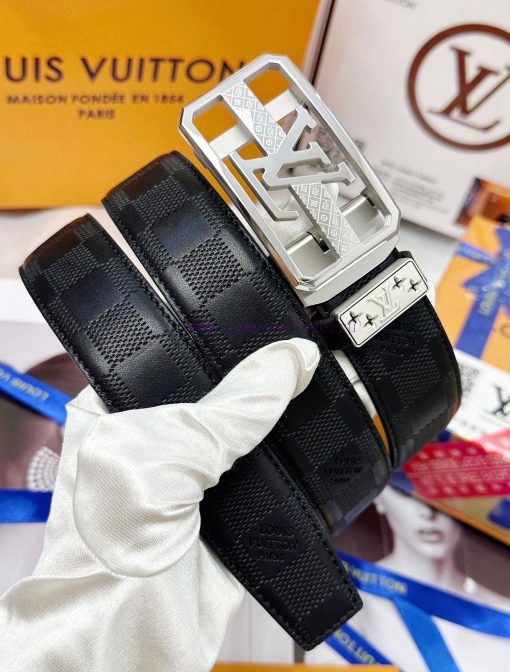 Belt LV Louis Vuitton automatic buckle-Belt replica The automatic belt series is made of 100 3uc2lwc5 - Image 3