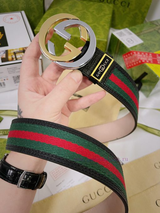 Belt Gucci Gucci️Belt made of 100% head layer cowhide, guaranteed genuine leather, 24k dual lms6gnms - Image 8