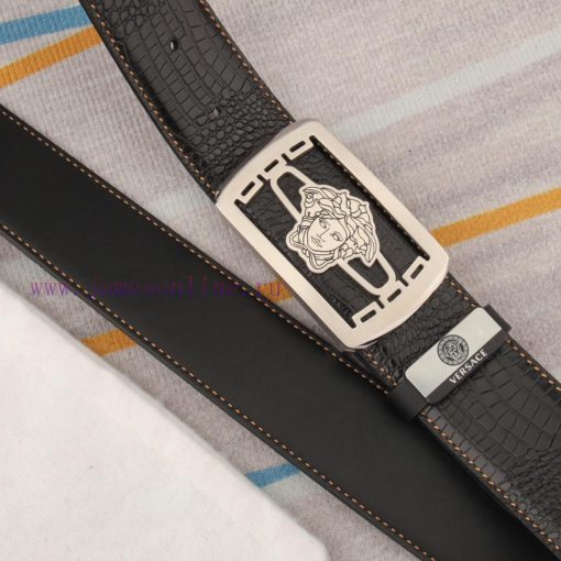 Versace. VersaceMaterial: Leather Belt with 100% Head Layer. The leather belt is guaranteed jfpuedk9 - Image 5