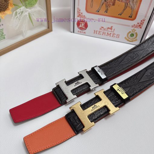 Hermes Hermès  Material: Leather Belt with 100% Head Layer. The leather belt is guaranteed t mw88z7kw - Image 2