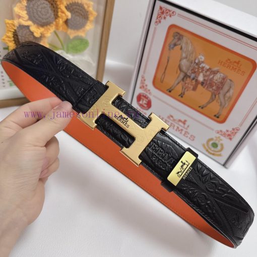 Hermes Hermès  Material: Leather Belt with 100% Head Layer. The leather belt is guaranteed t mw88z7kw - Image 5