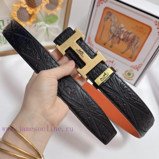 Hermes Hermès  Material: Leather Belt with 100% Head Layer. The leather belt is guaranteed t e1d1pu6d - Image 3