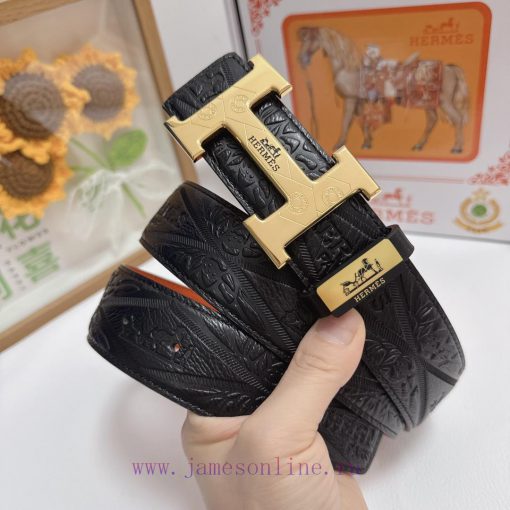 Hermes Hermès  Material: Leather Belt with 100% Head Layer. The leather belt is guaranteed t e1d1pu6d - Image 5