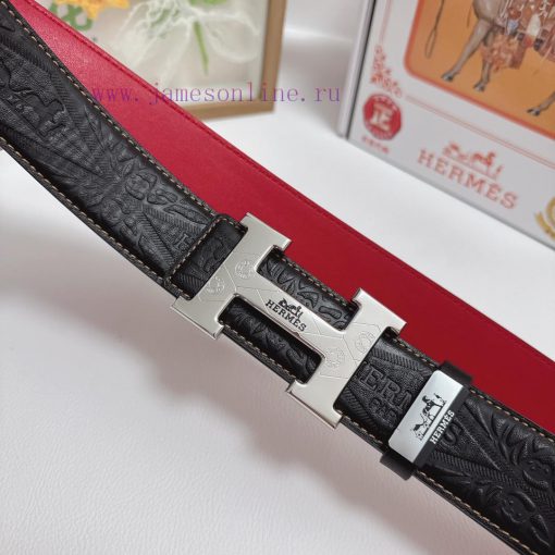Hermes Hermès  Material: Leather Belt with 100% Head Layer. The leather belt is guaranteed t p8utajp9 - Image 7