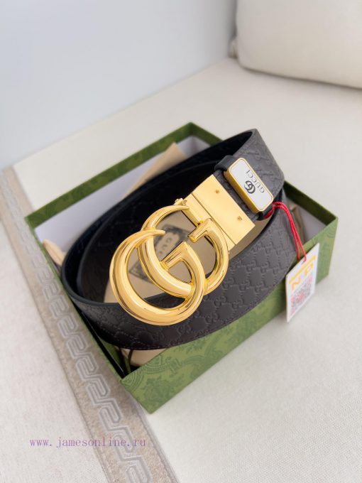 Gucci Gucci Belt ️ BeltHanging buckle, pure copper material buckle head, top layer cowhide, 5g4aopb6