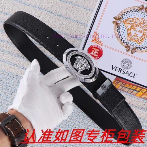 Versace. Versace ️The material is made of 100% top layer cowhide, ensuring that 24k pure ste bj0pssf1 - Image 5