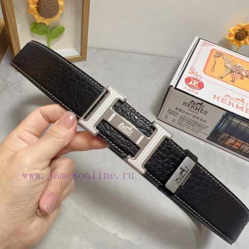 Hermes Hermès  Material: Leather Belt with 100% Head Layer. The leather belt is guaranteed t woi9b4yv - Image 7