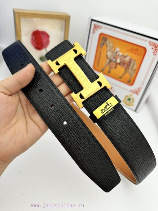 Hermes Hermès  Material: Leather Belt with 100% Head Layer. The leather belt is guaranteed t td5tq2ow - Image 8