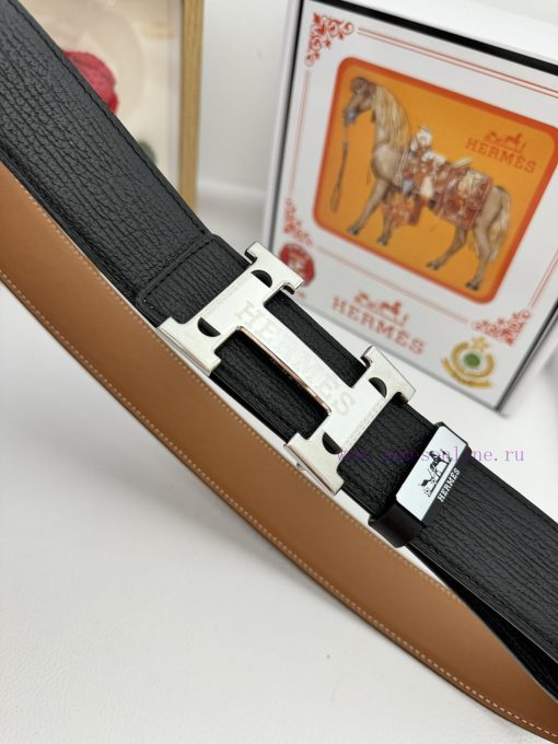 Hermes Hermès  Material: Leather Belt with 100% Head Layer. The leather belt is guaranteed t c5rwv80m - Image 8