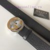 Gucci 3.8cm, Double sided top-level cowhide~pigskin pattern, paired with pure copper two-c 8iyr0c6m