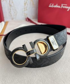 Ferragamo Ferrgamo ️ Belt and beltHanging buckle, classic hanging buckle made of pure copper t4wmxm8b