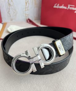 Ferragamo Ferrgamo ️ Belt and beltHanging buckle, classic hanging buckle made of pure copper vnfg7x2d
