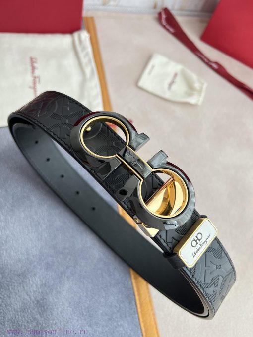 Ferragamo Ferrgamo ️ Belt and beltHanging buckle, classic hanging buckle made of pure copper t4wmxm8b - Image 4