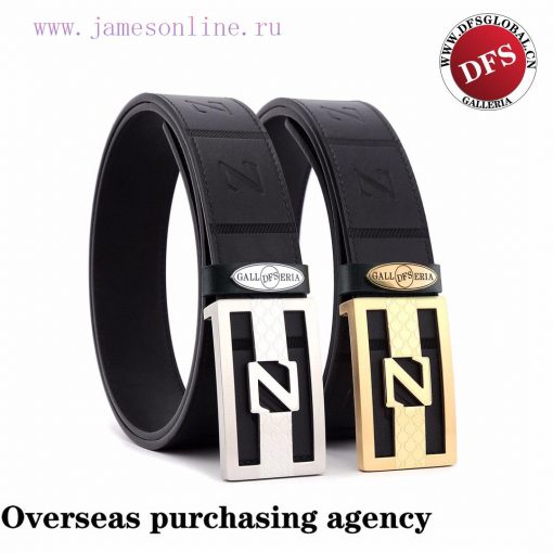 Complete setZegna @ DFS purchasing agent100% dual color pure steel buckle materialBelt mater e45npet4 - Image 2