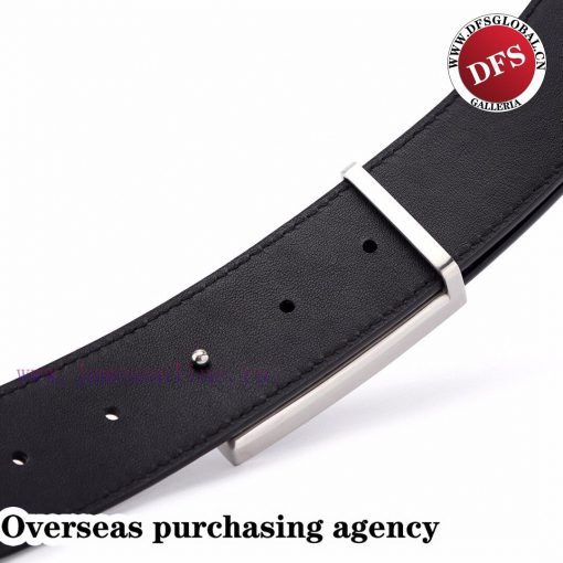Complete setZegna @ DFS purchasing agent100% dual color pure steel buckle materialBelt mater e45npet4 - Image 9