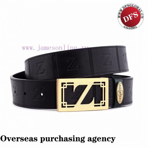 Complete setZegna @ DFS purchasing agent100% dual color pure steel buckle materialBelt mater 6nfs453b - Image 8