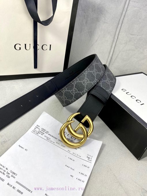 The Gucci belt with a width of 4.0cm made a stunning debut in the 2020 early autumn collecti 84bd7apx - Image 3