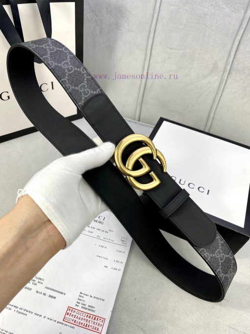 The Gucci belt with a width of 4.0cm made a stunning debut in the 2020 early autumn collecti 84bd7apx - Image 4