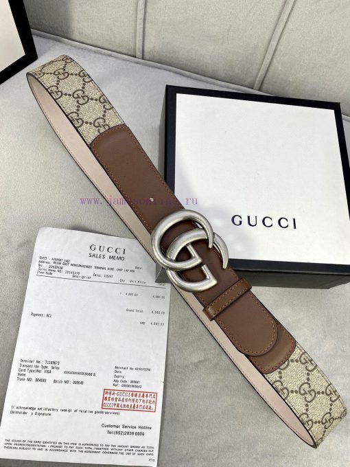 The Gucci belt with a width of 4.0cm made a stunning debut in the 2020 early autumn collecti 7sug9a2d - Image 6