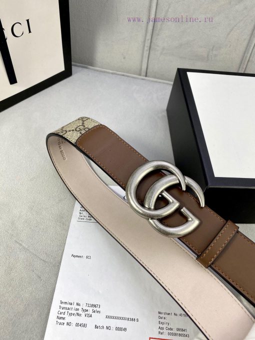 The Gucci belt with a width of 4.0cm made a stunning debut in the 2020 early autumn collecti 7sug9a2d - Image 8