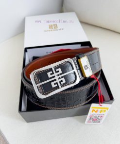 Givenchy GIVENCHY Belt ️ BeltBuckle, smooth buckle made of pure steel material, leather belt z8vblepf