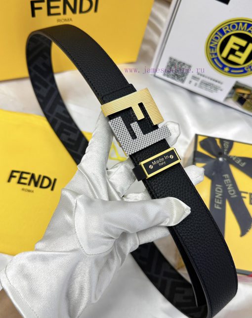Belt FENDI Fendi ReproductionThe waistband is made of 100% top layer cowhide, ensuring a dou kuzu9uxu - Image 5