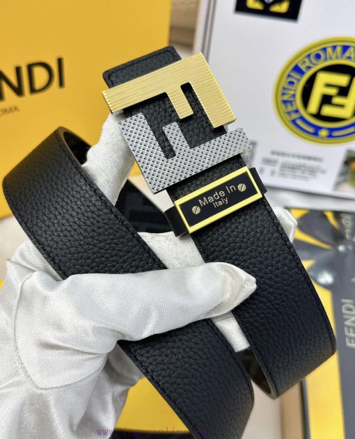 Belt FENDI Fendi ReproductionThe waistband is made of 100% top layer cowhide, ensuring a dou i124myu1 - Image 7