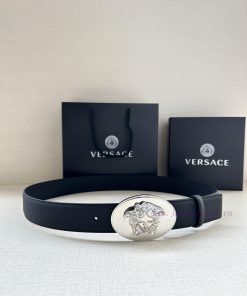 P Width 4.0cm Versace This oval accessory belt from Versace is adorned with the iconic Versa r9wg7qvp