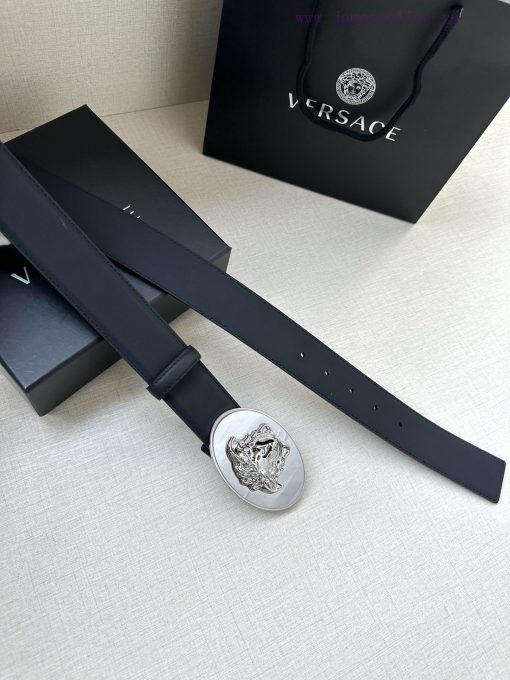 P Width 4.0cm Versace This oval accessory belt from Versace is adorned with the iconic Versa r9wg7qvp - Image 5