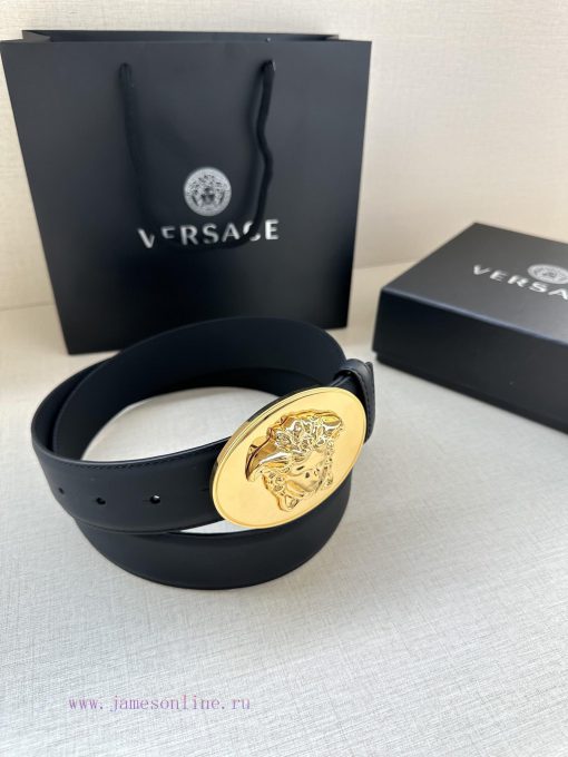 P Width 4.0cm Versace This oval accessory belt from Versace is adorned with the iconic Versa r9wg7qvp - Image 8