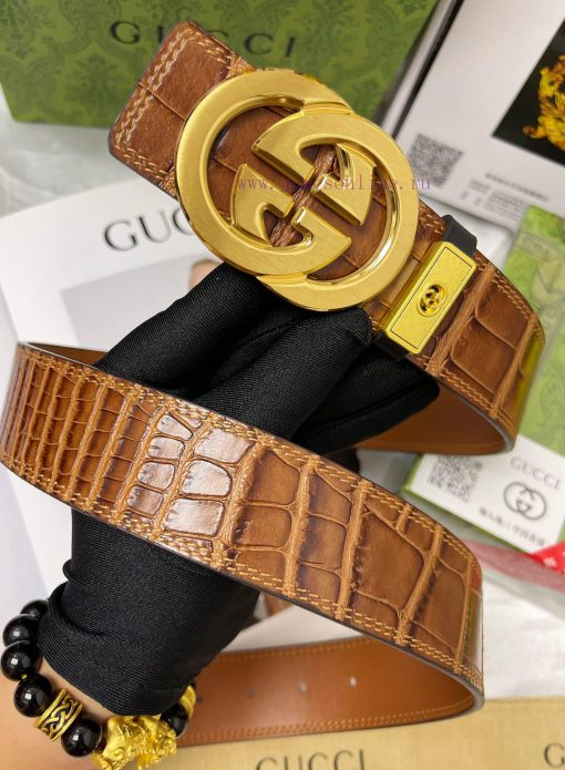 Belt Gucci Gucci's top tier replicaGucci belt 100% top layer cowhide, ensuring genuine leath xq4ftms2 - Image 5