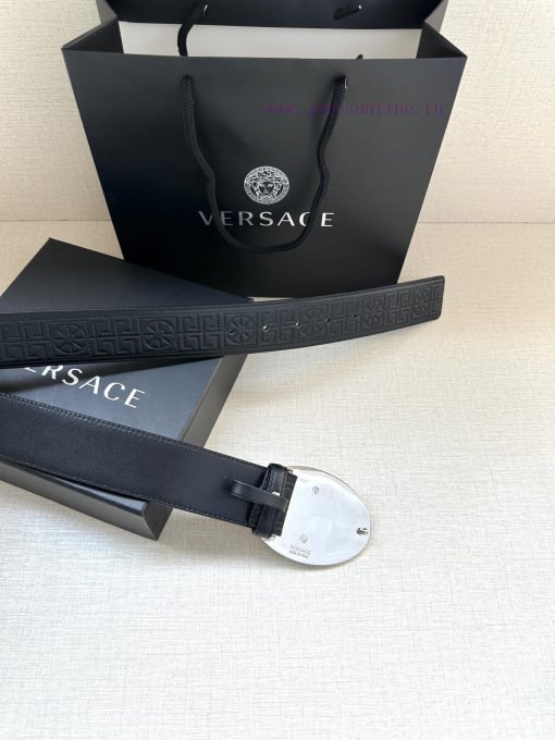 P Width 4.0cm Versace This oval accessory belt from Versace is adorned with the iconic Versa 4owc8vwo - Image 10
