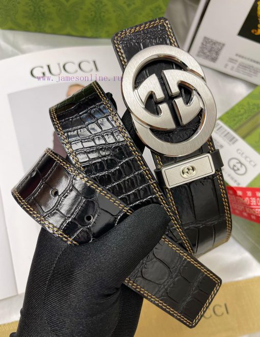 Belt Gucci Gucci's top tier replicaGucci belt 100% top layer cowhide, ensuring genuine leath a6dgerxk - Image 3