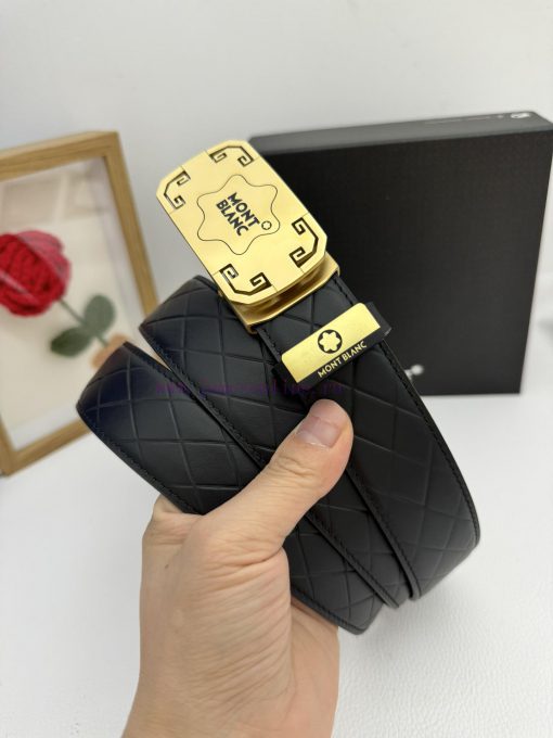 Montblanc Automatic BeltMaterial: Leather Belt with 100% Head Layer. The leather belt is gua lqvdreg9 - Image 2