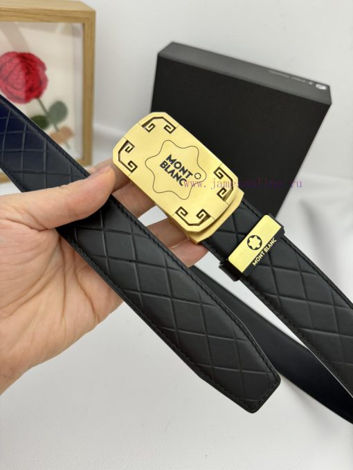 Montblanc Automatic BeltMaterial: Leather Belt with 100% Head Layer. The leather belt is gua lqvdreg9 - Image 4