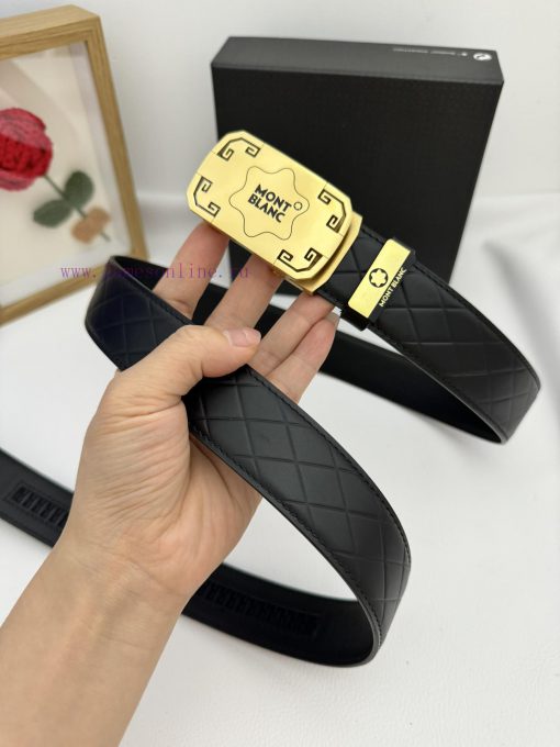Montblanc Automatic BeltMaterial: Leather Belt with 100% Head Layer. The leather belt is gua lqvdreg9 - Image 5