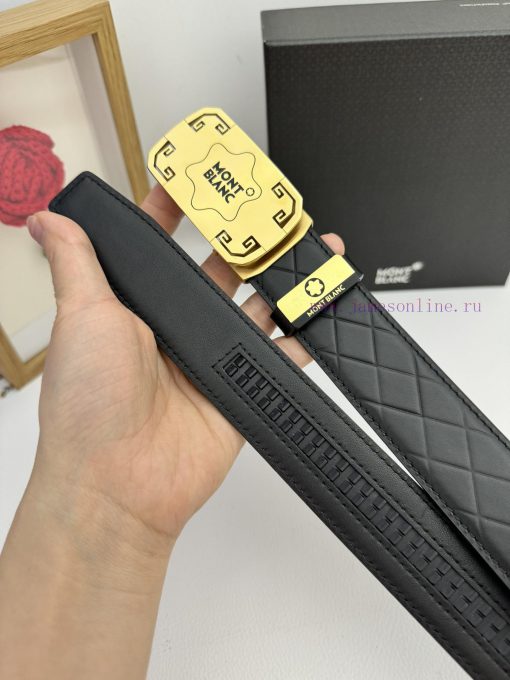 Montblanc Automatic BeltMaterial: Leather Belt with 100% Head Layer. The leather belt is gua lqvdreg9 - Image 8